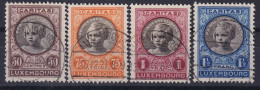 Luxembourg              192/196  Oblitérés - 1921-27 Charlotte Front Side