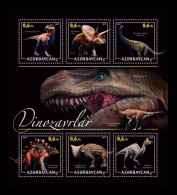 Azerbaijan (KM) 2017 #31/36 Prehistoric Fauna. Dinosaurs (II) MNH ** - Aserbaidschan