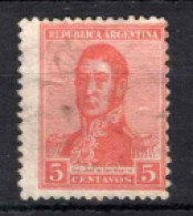 Argentine - San Martin - Oblitéré N° 229 De 1918/19 - Gebruikt