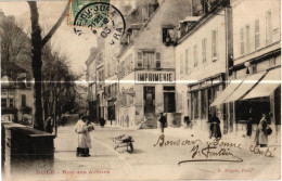 Delcampe - 39 . DOLE . RUE DES ARENES . 1903   (Trait Blanc Pas Sur Original ) - Dole