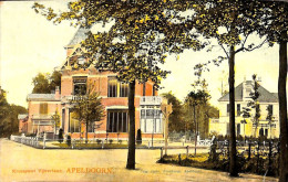 Apeldoorn - Kruispunt Vijverlaan (gekleurd, Uitg Gebr. Broekman 1911) - Apeldoorn