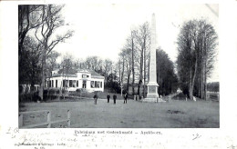 Apeldoorn - Paleislaan Met Gedenknaald (animatie Uitg. La Rivière & Voorhoeve 1901) - Apeldoorn