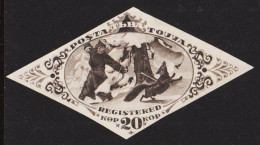 1934. POSTA TOUVA. COUNTRY MOTIVES. REGISTERED. 20 KOP IMPERFORATED. HINGED.  - JF550867 - Tuva