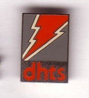 Z191 Pin's DHTS Informatique électricité Saint-Martin-de-Crau Bouches-du-Rhône Signé Sofrec Achat Immédiat - Informatica