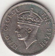 Rhodesia, King George VI, 2 Shillings 1950 Coin, Circulated - Rhodésie