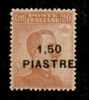 1922 - 1.50 Piastre Su 20 Cent Michetti (49 Da) - Soprastampa A Destra - Gomma Originale - Ben Centrato (110) - Other & Unclassified