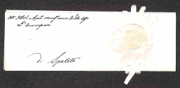Cardinale Patrizi - Roma 3.6.1839 - Piego Per Spoleto Con Sigillo A Secco - Other & Unclassified