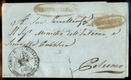 Trinacria - Comune Di Giuliana + Sevizio Pubblico (rosso) Su Lettera Per Palermo Del 8.11.48 - Other & Unclassified