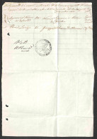 Trinacria - Cancelleria Del Municipio Di Trapani - Documento Del 1848 - Other & Unclassified