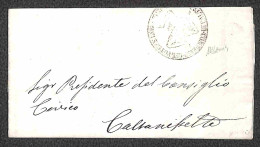 Trinacria - Commissario Del Potere Esecutivo In Caltanisetta - Piego Per Città Del 12.9.48 - Other & Unclassified