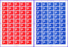GREECE 1961 EUROPA CEPT FULL SHEET MNH - Feuilles Complètes Et Multiples
