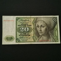 BILLET 20 DEUTSCHE MARK 02 01 1960 ALLEMAGNE / GERMANY BANKNOTE (REF 1/3) - 20 Deutsche Mark