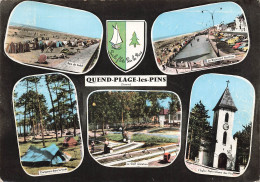 [-5%] FRANCE - Quend Plage Les Pins - Bain De Soleil - Le Boulevard Maritime - Multivues - Carte Postale - Quend