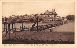 [-5%] FRANCE - Neuf Brisach - Le Pont De Bateaux Et Vieux Brisach - Collection LAlsace - Vue Générale - Animé - Ca - Neuf Brisach