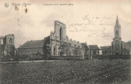[-5%] BELGIQUE - Abbaye DAulne - Lancienne Et La Nouvelle église - Carte Postale Ancienne - Autres & Non Classés