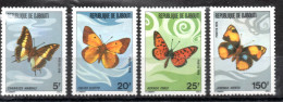 DJIBOUTI / FAUNE / PAPILLONS / N° 477 à 480 NEUF * * - Djibouti (1977-...)