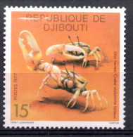 DJIBOUTI / FAUNE/ CRABES / N° 473 * * - Djibouti (1977-...)