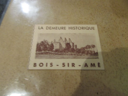 18 CHER VORLY TICKET ENTREE CHATEAU DE BOIS SIR AME  LA DEMEURE HISTORIQUE 50 FRANCS - Tickets - Vouchers