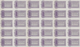 Nederland - 10 Gulden 1944 - Origineel Vel Van 30 Biljetten - WOII - Rotterdam - UNC - Other & Unclassified