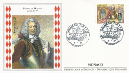Delcampe - Enveloppe 1er Jour FDC Monaco N°2115 700 Ans De Dynastie Grimaldi - Jacques 1er - 03/07/1997 - FDC