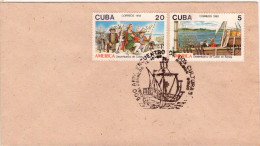 CUBA. FDC 3203/04. UPAEP'92. COLUMBUS - COLON. ENCUENTRO DE DOS CULTURAS. (700) - Autres & Non Classés