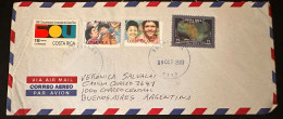 Delcampe - CM) 2003. COSTA RICA. PAINT. ART. FIFTY ANNIVERSARY OF THE UNIVERSITY OF COSTA RICA. ENVELOPE SENT ARGENTINA. XF - Costa Rica