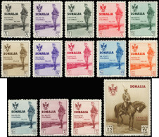 Delcampe - * SOMALIE ITALIENNE 194/207 : Visite Du Roi 1935, TB - Somalia