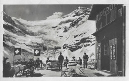 ALP GRÜM ► Hotel Restaurant Belvédère Mit Touristen Auf Der Terrasse Anno 1922 - Poschiavo