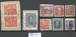 Ceskoslovensko 5 Scans Study Lot Mainly Used Old Issues Perforated / Imperf + Perfins + On-Piece + P.Due In # 275 Pcs - Abarten Und Kuriositäten