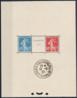 O Franciaország 1927 Straßburg Blokk (Mi EUR 1.200.-) - Other & Unclassified