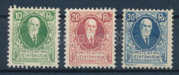 * Liechtenstein 1925 II. János Herceg Sor Mi 72-74 (Mi EUR 125.-) - Other & Unclassified