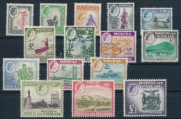 **, O Rhodézia és Nyasszaföld 1959 Mi 19-33 (**Mi EUR 130,-) - Other & Unclassified