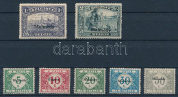 * Belgium Malmedy 1920 Mi 11-12 A + Portü Mi 1-5 (Mi EUR 137.-) - Other & Unclassified