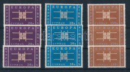 ** Ciprus 1963 Europa CEPT 3 Db Sor Mi 225-227 (Mi EUR 120.-) - Other & Unclassified