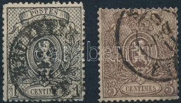 O Belgium 1866 Mi 20, 22 (min Mi EUR 104,-) - Other & Unclassified