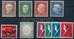 ** NSZK 1954-1955 Mi 200-203, 205-208, 210-211 (Mi EUR 115,-) - Other & Unclassified