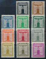 **, * Deutsches Reich 1938 Hivatalos Sor Mi 144-154 (**Mi EUR 150,-) (16Pf Falcos / Hinged) - Other & Unclassified