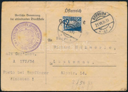 Ausztria 1934 - Other & Unclassified