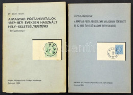 Dr. Zlatev István: A Magyar Postahivatalok 1867-1871 években Használt Hely-keletbélyegzései (Budapest, 1983) + Sipos Józ - Other & Unclassified