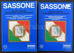 Sassone Catalogo Completo Dei Francobolli D'italie E Paesi Italiani 2000 1 + 2 - Other & Unclassified