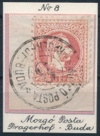 1867 5kr Kivágáson / On Cutting "MOZGÓPOSTA / PRAGERHOF-BUDA" (ex Ryan) - Other & Unclassified