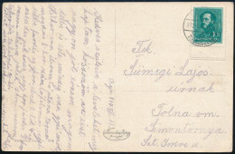1937 Képeslap Arcképek ívszéli 10f Bérmentesítéssel, Az ívszélen Dupla Fogazással - Other & Unclassified