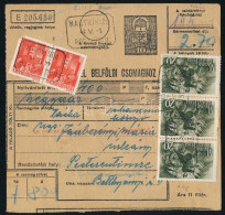 1944 Csomagszállító 15 Db Bélyeggel és "NAGYKANIZSA" Postaügynökségi Bélyegzéssel - Other & Unclassified