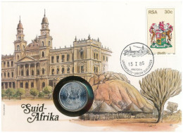 Dél-Afrika 1984. 50c Ni, Felbélyegzett Borítékban, Alkalmi Bélyegzéssel, Német Nyelvű Leírással T:UNC South Africa 1984. - Unclassified