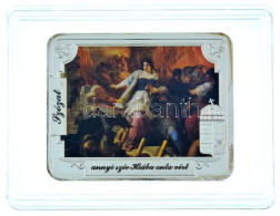 DN "A Szózat Emlékérmeken - 8. Versszak" Ezüstözött, Multicolor Rézötvözet Emlékérem (36x46mm) T:PP Patina - Unclassified