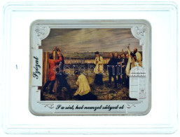 DN "A Szózat Emlékérmeken - 12. Versszak" Ezüstözött, Multicolor Rézötvözet Emlékérem (36x46mm) T:PP Patina - Unclassified