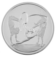 Görögország 2004. 10E Ag "2004-es Nyári Olimpiai Játokok - Athén / Ritmikus Sportgimnasztika" T:PP Greece 2004. 10 Euro  - Unclassified