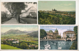 **, * 21 Db Régi Külföldi Város Képeslap Vegyes Minőségben / 21 Pre-1945 European Town-view Postcards In Mixed Quality - Unclassified