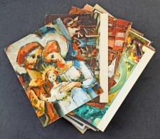 **, * Kb. 100 Db MODERN Művészeti Motívum Képeslap / Cca. 100 Modern Art Motive Postcards - Unclassified