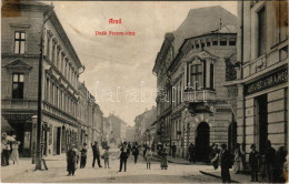 ** T1/T2 Arad, Deák Ferenc Utca, Gyógyszertár, Ruzsek Ferenc üzlete / Street View, Pharmacy, Shops - Unclassified